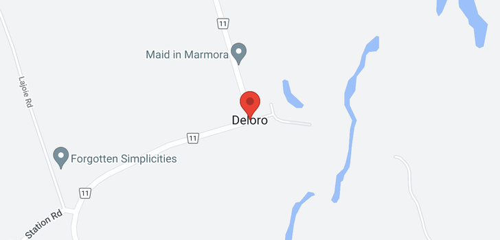 map of DELORO ROAD